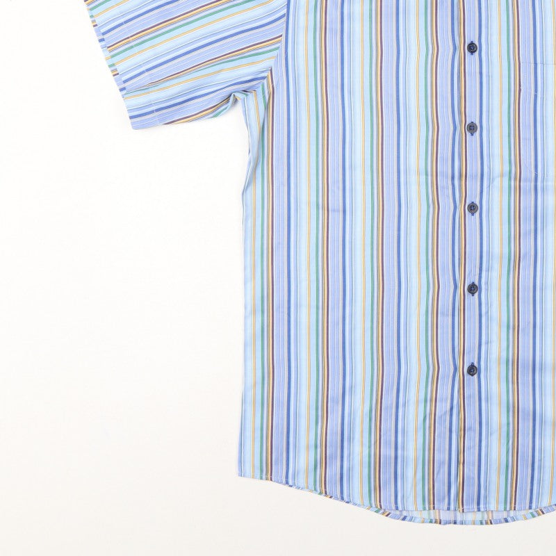 Additional view of Daniel Grahame Drifter Men’s Blue Multicoloured Stripe Shirt M