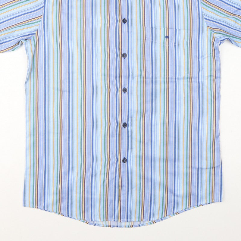 Additional view of Daniel Grahame Drifter Men’s Blue Multicoloured Stripe Shirt M