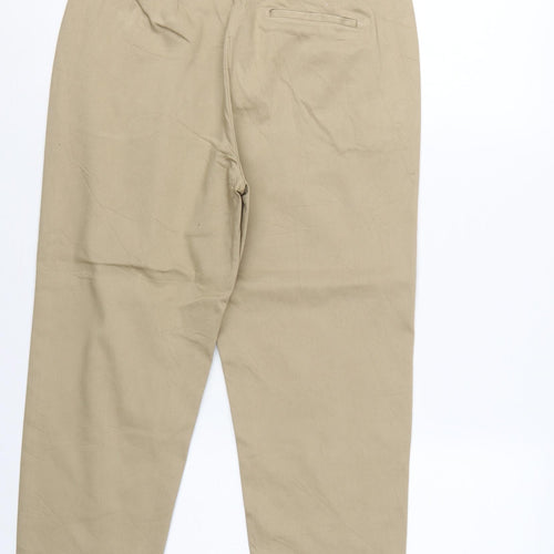 M&S The Mia Women Brown Size 12 Slim Long Straight Tailored Trousers