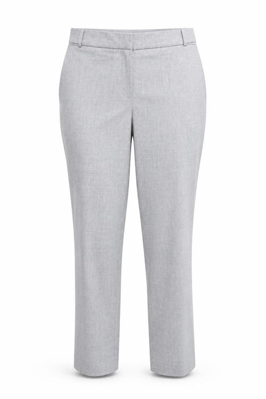 Next Women Grey UK 12R Tailored Straight Dress Trousers