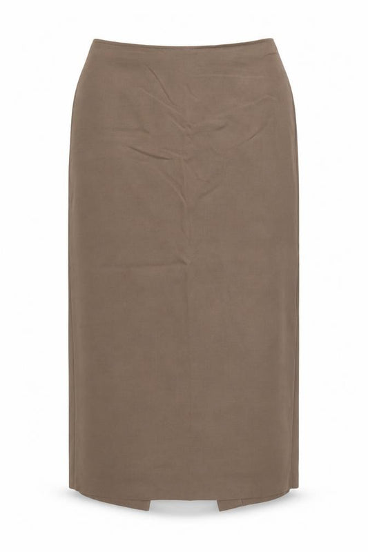Marks and Spencer Women Brown UK 16 Long Pencil Skirt Lined Vintage