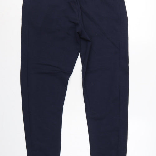 Next Men’s Blue M Long Leg Jogger Trousers Zip Pockets