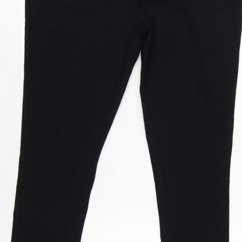 Dorothy Perkins Women Black UK 14 Slim Tapered Tailored Work Trousers