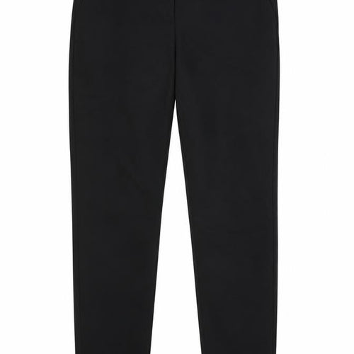 H&M Women’s Black UK 8 Tailored Straight Dress Trousers Pockets