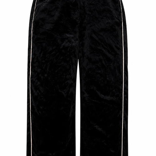 M&S Women’s Black Velvet Wide-Leg Dress Trousers UK 20 Regular