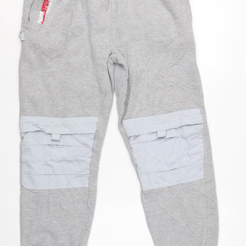 TuffStuff Men's Grey M Convertible Workwear Sweatpants Cuffed Logo
