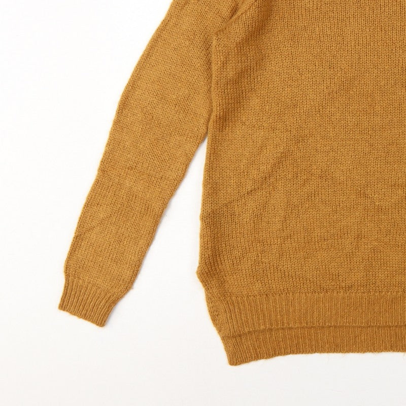 H&M Women Brown UK 14 Crew Neck Long Sleeve Knit Pullover Jumper