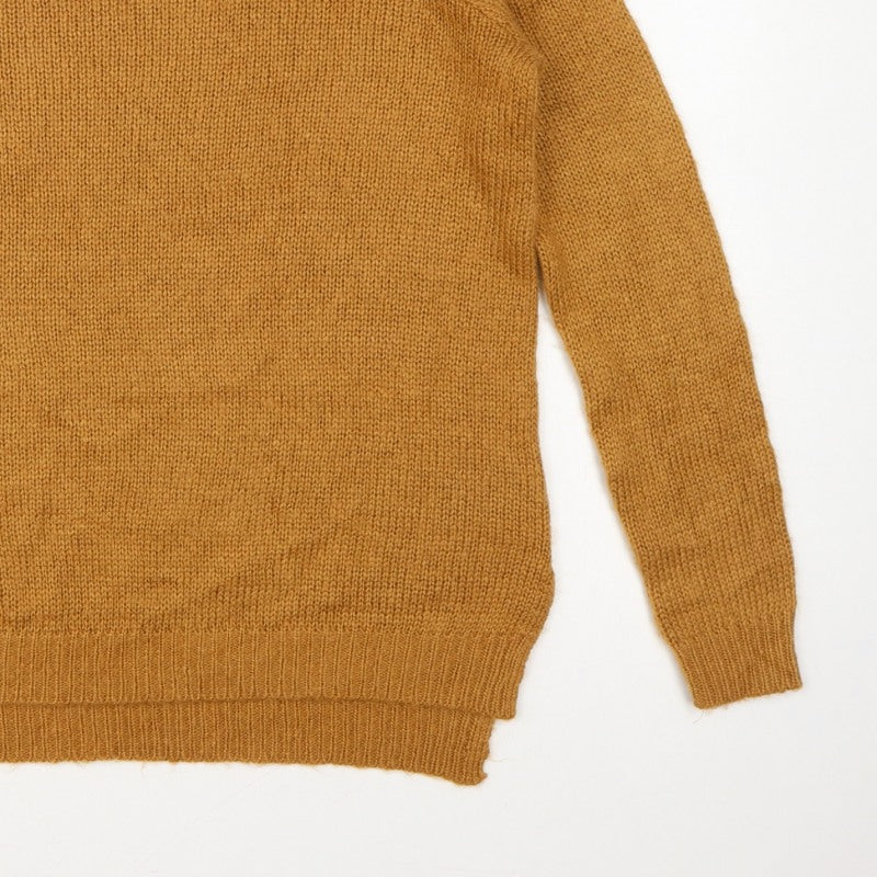 H&M Women Brown UK 14 Crew Neck Long Sleeve Knit Pullover Jumper