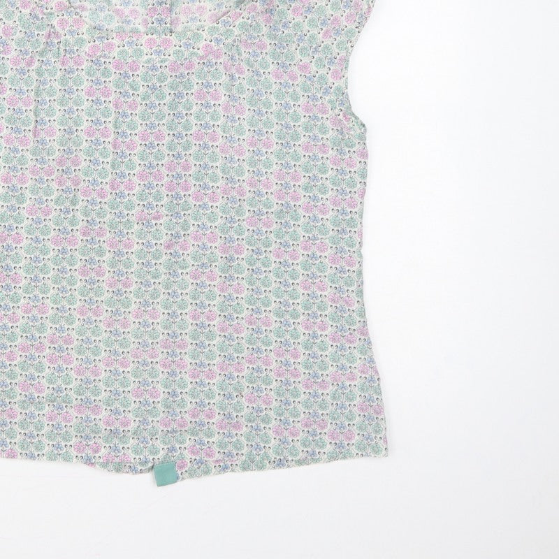 Additional view of Phase Eight Women’s Multicoloured Floral Cap Sleeve Blouse, size UK 14