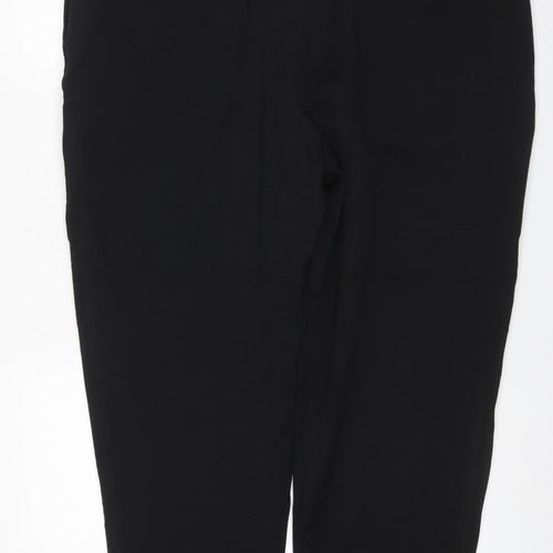 Marks & Spencer Women’s Black Size 20 Regular Tapered Trousers