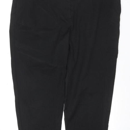 Marks & Spencer Women’s Black Size 20 Regular Tapered Trousers