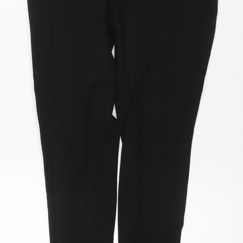 Mint Velvet Women Black Size 10 Stirrup Skinny Leggings Workwear