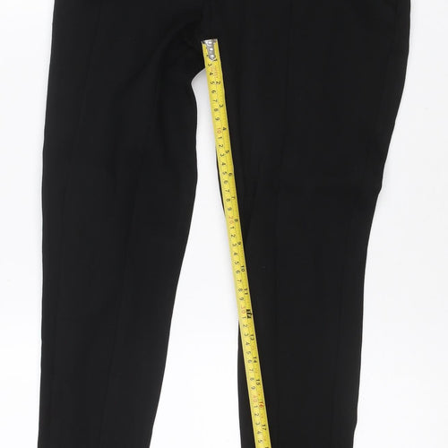 Mint Velvet Women Black Size 10 Stirrup Skinny Leggings Workwear