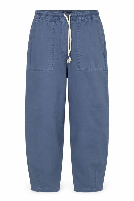 Marks & Spencer Women Blue Size 10 Long Cargo Drawstring Trousers