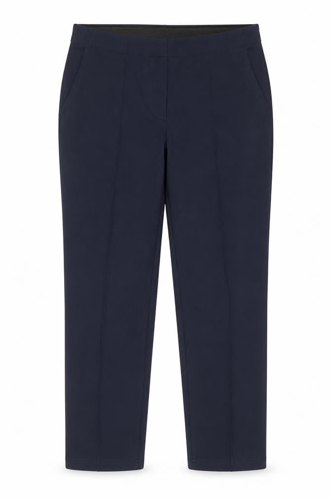 Marks and Spencer Women’s Navy Size 14 Tall Straight Dress Trousers