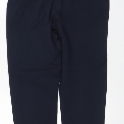 Marks & Spencer Women Navy Size 10 Regular Straight Dress Trousers