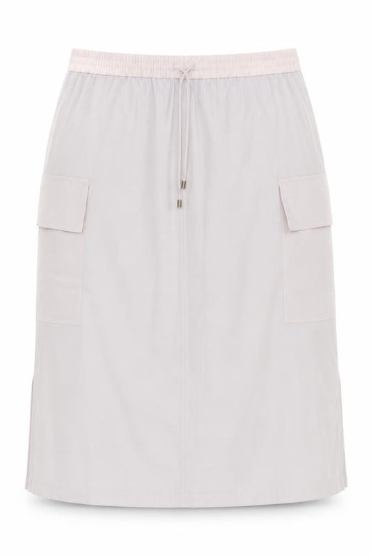 M&S Collection Women Beige Size 20 Long Cargo Drawstring Skirt