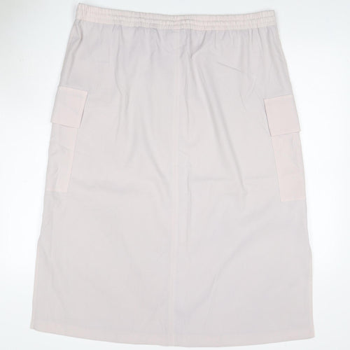 M&S Collection Women Beige Size 20 Long Cargo Drawstring Skirt