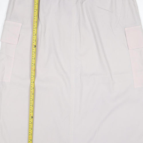 M&S Collection Women Beige Size 20 Long Cargo Drawstring Skirt