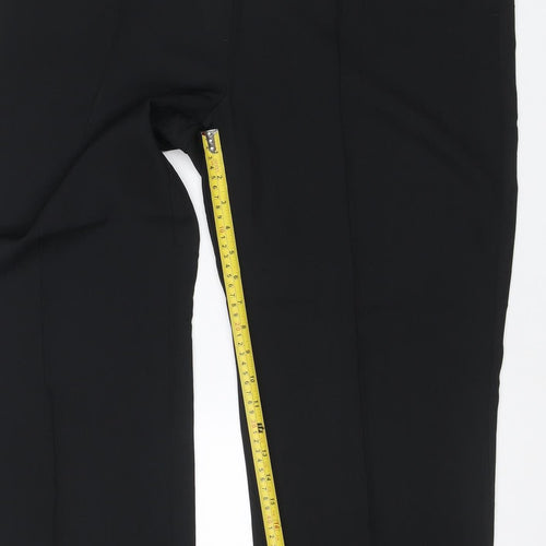 M&S Women’s Black Size 18 Straight Fit Extra Short Stretch Trousers