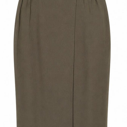 Caractere Women Green UK 12 Midi Pencil Skirt Lined Viscose Blend
