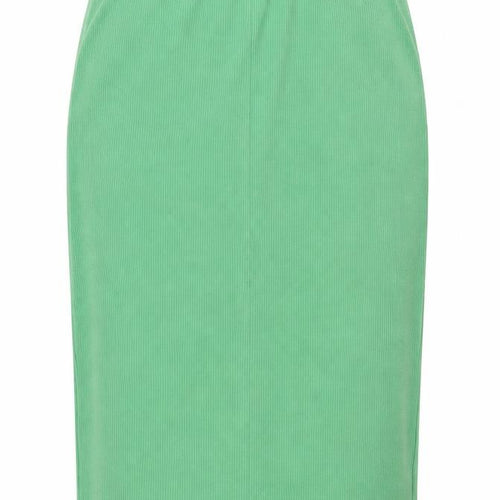Marks and Spencer Women Green Size 16 Rib Knit Midi Pencil Skirt