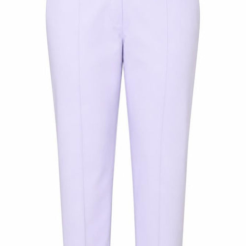 Marks & Spencer Women Lilac Size 22 Straight Elastic Waist Trousers