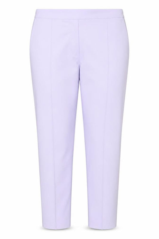 Marks & Spencer Women Lilac Size 22 Straight Elastic Waist Trousers