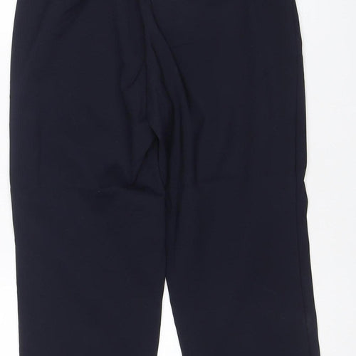 Marks & Spencer Women’s Navy UK 10 Slim Cropped Stretch Trousers