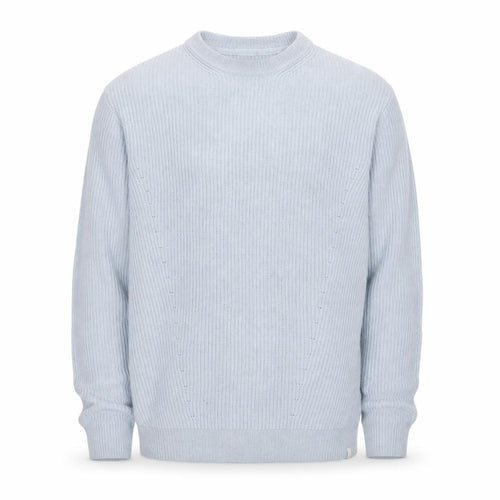 Minimum Men’s Blue M Cable-Knit Crew Neck Pullover Jumper