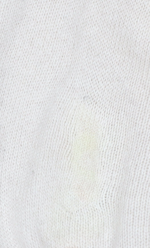 Marks and Spencer Men Ivory XL Lambswool Crew Neck Pullover Jumper