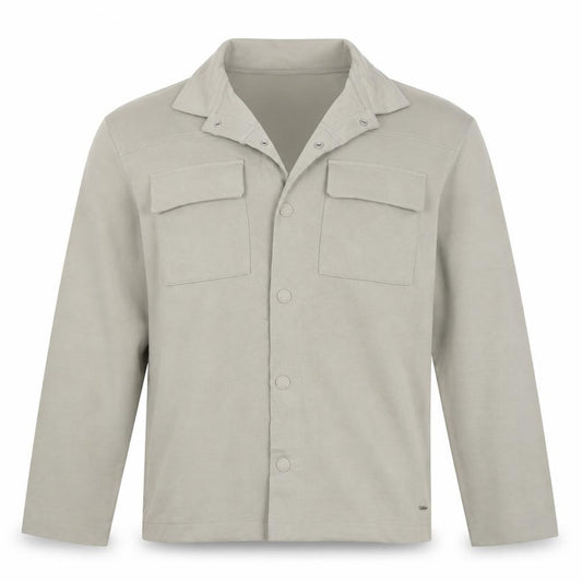 Autograph Men Beige M Military Jacket Cotton Stretch Utility NWT