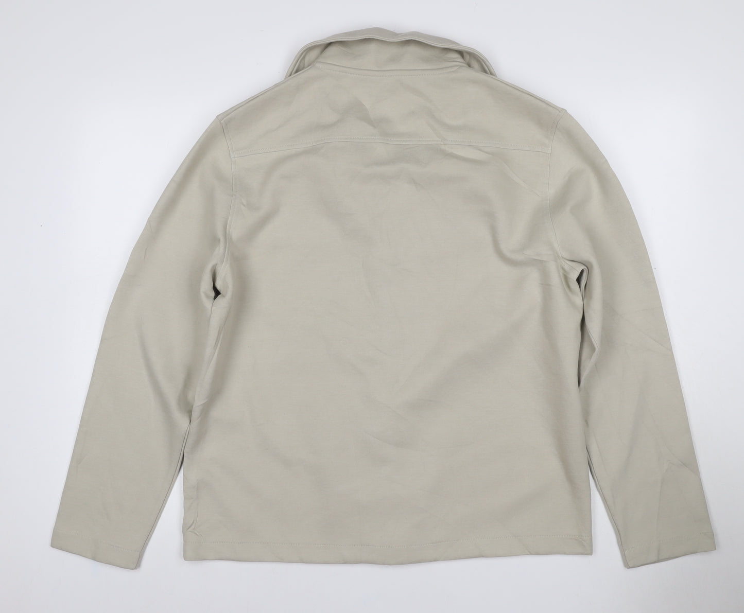 Autograph Men Beige M Military Jacket Cotton Stretch Utility NWT