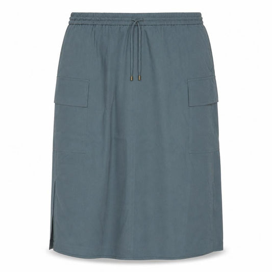M&S Women Green UK 22 Cargo Midi Drawstring Pocket Skirt