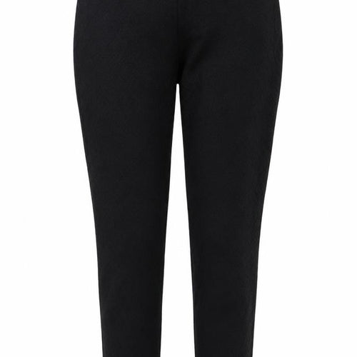 Topshop Women’s Black UK 12 Geometric Tapered Stretch Trousers
