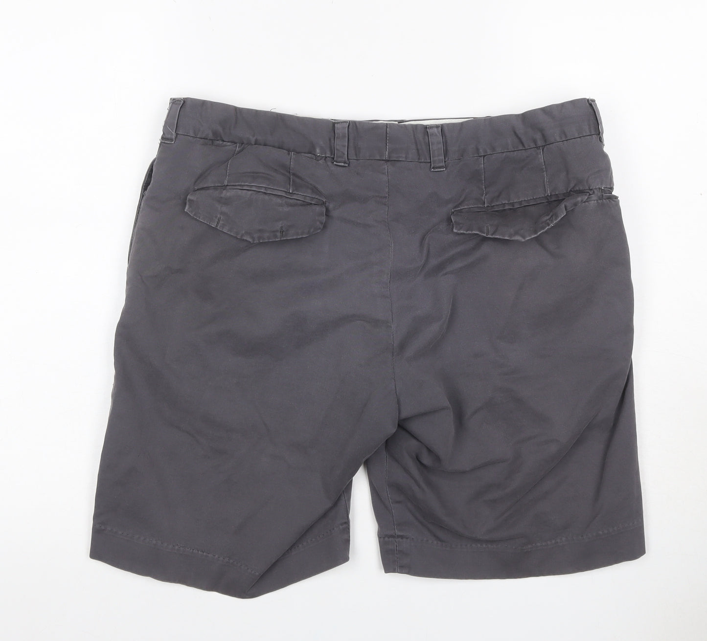 French Connection Men's Grey 34 Chino Shorts Cotton Stretch Casual