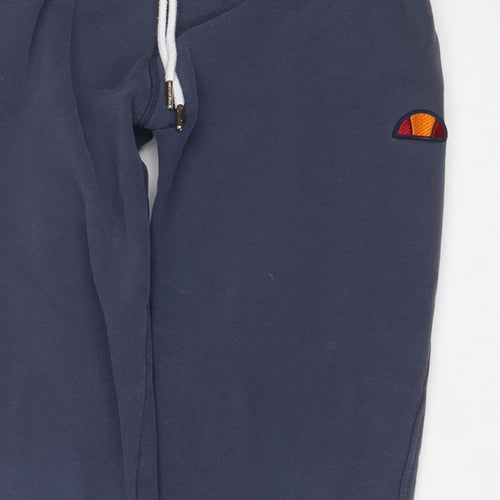 Ellesse Men’s Blue M Jogger Sweatpants Drawstring Logo