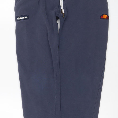 Ellesse Men’s Blue M Jogger Sweatpants Drawstring Logo
