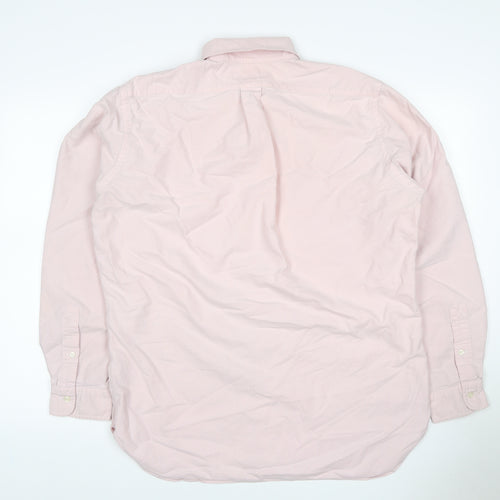 Ralph Lauren Men’s Pink S Classic Fit Cotton Button-Down Shirt