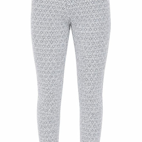 Topshop Women White Geometric Leigh Skinny Jeggings UK 6 Petite
