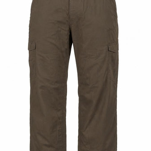 Hingegear Men’s Brown Size 36 Cargo Trousers Elastic Waist Pockets