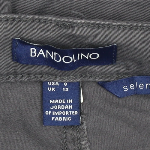 Bandolino Women’s Grey UK 12 Selene Capri Straight 5-Pocket Jeans