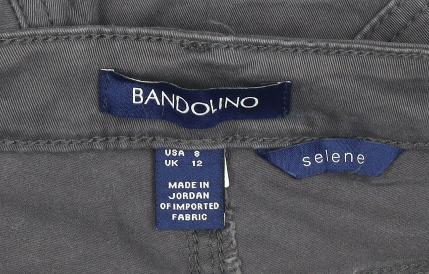 Bandolino Women’s Grey UK 12 Selene Capri Straight 5-Pocket Jeans