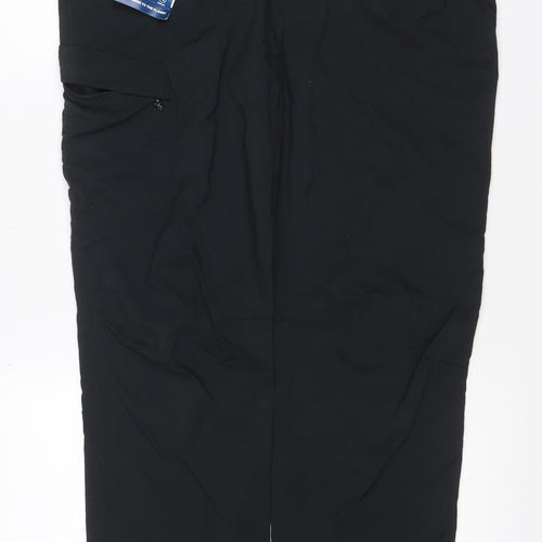 Berghaus Unisex Adults Black Size 34 Waterproof Rain Trousers 32in