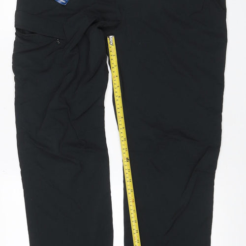 Berghaus Unisex Adults Black Size 34 Waterproof Rain Trousers 32in