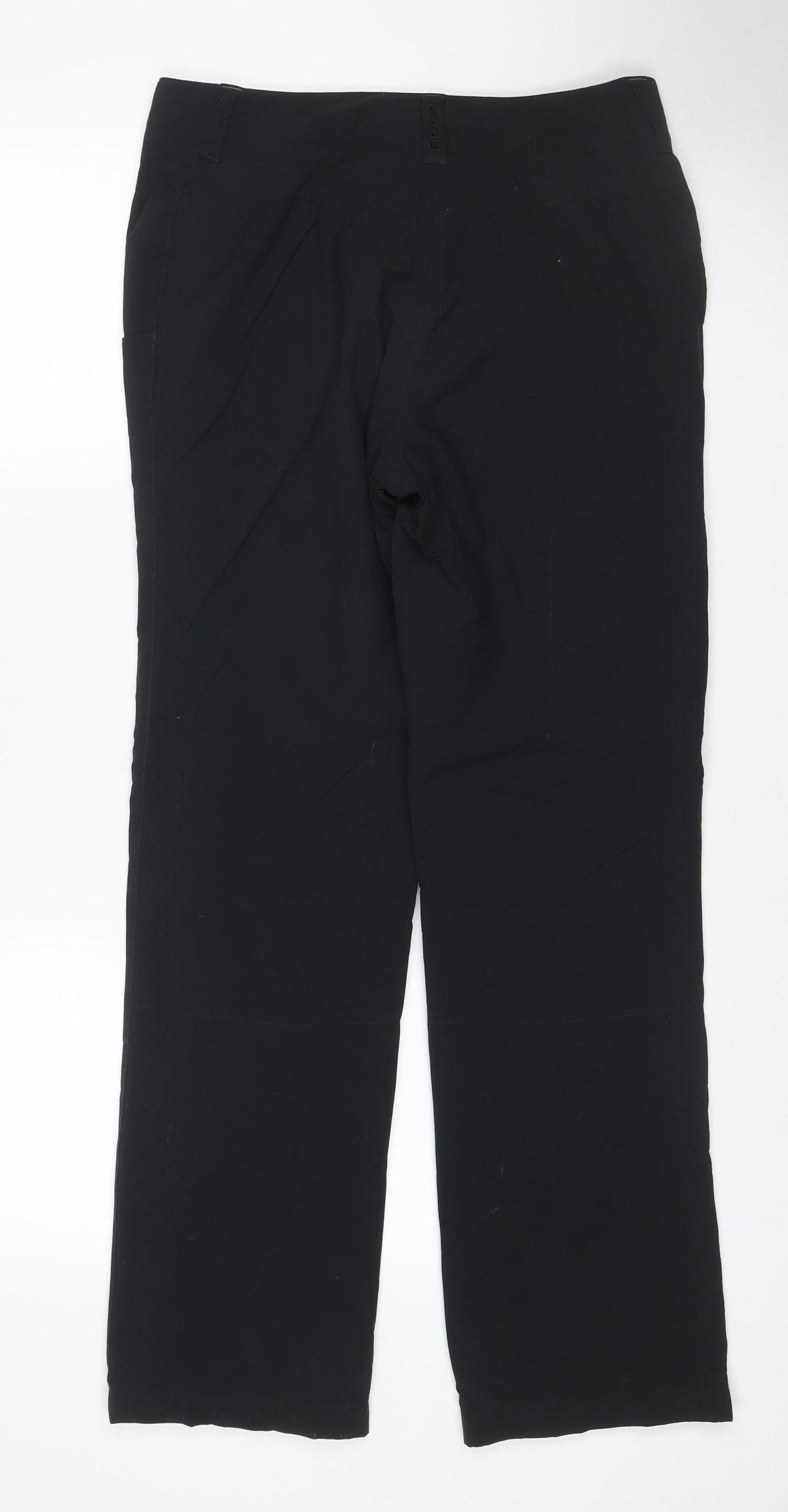 Rohan Women Black Size 10 Dry Roamers Waterproof Rain Trousers