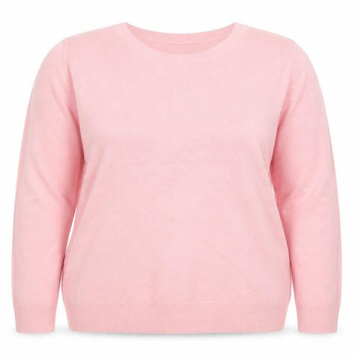 Marks & Spencer Women Pink Size 16 Crew Neck Raglan Knit Jumper