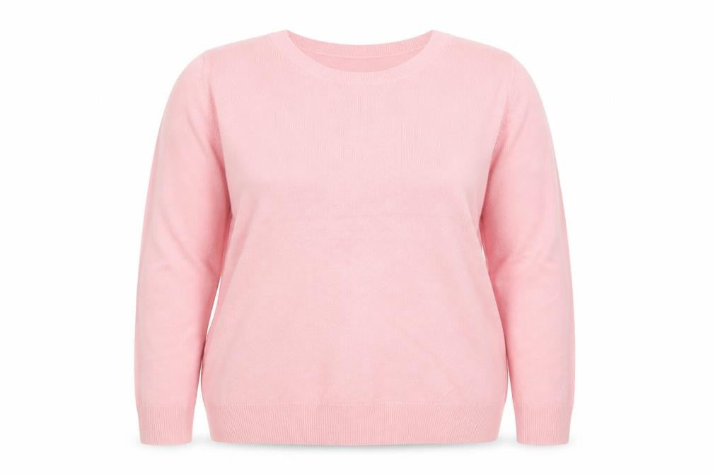 Marks & Spencer Women Pink Size 16 Crew Neck Raglan Knit Jumper