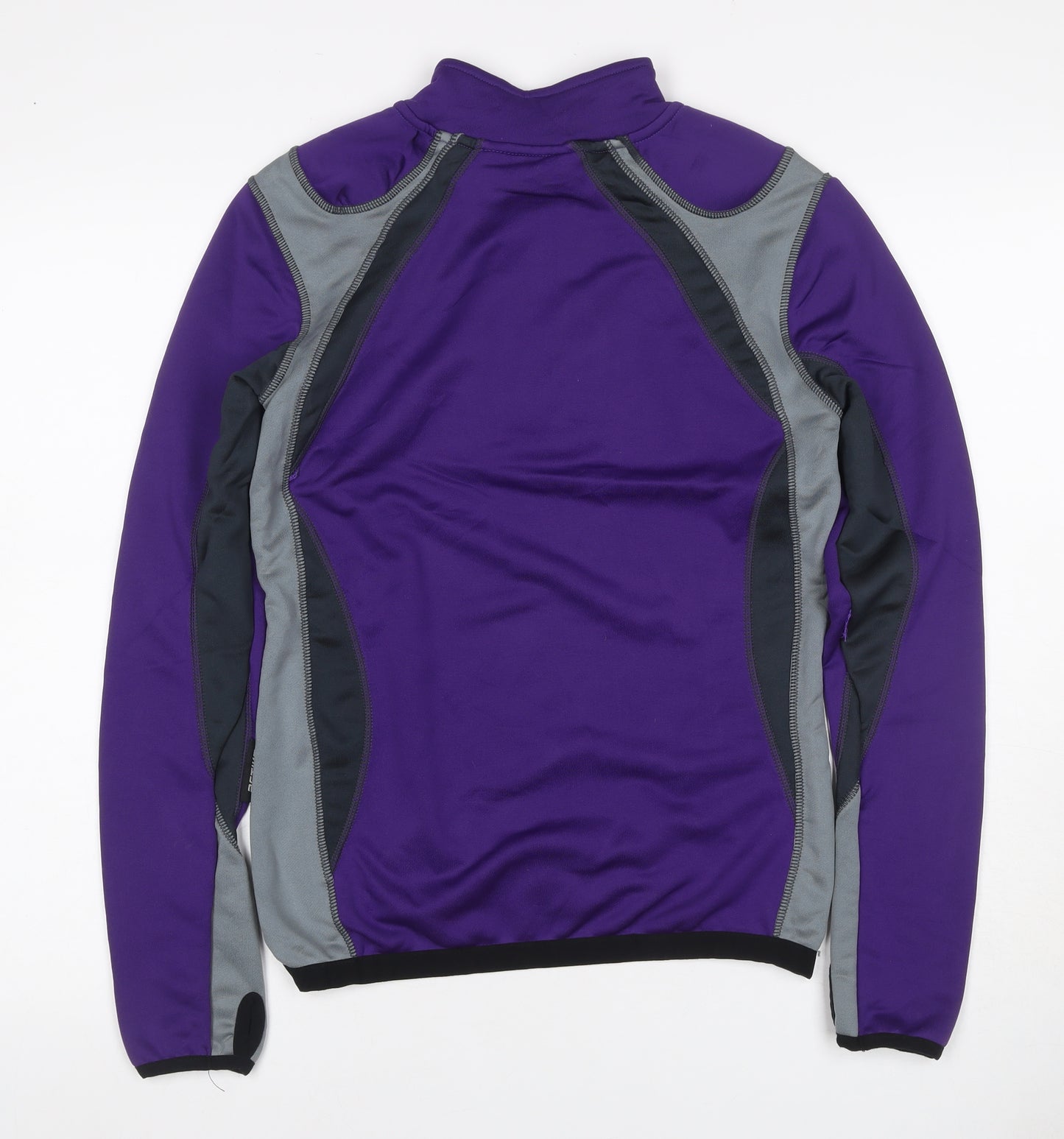 Mountain Warehouse Women’s Purple Size 8 1/4 Zip Colourblock Sweatshirt
