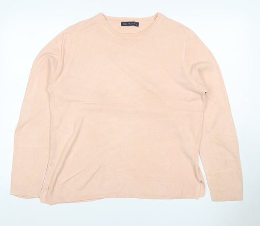Marks and Spencer Women’s Pale Pink UK 16 Crew Neck Pullover Jumper